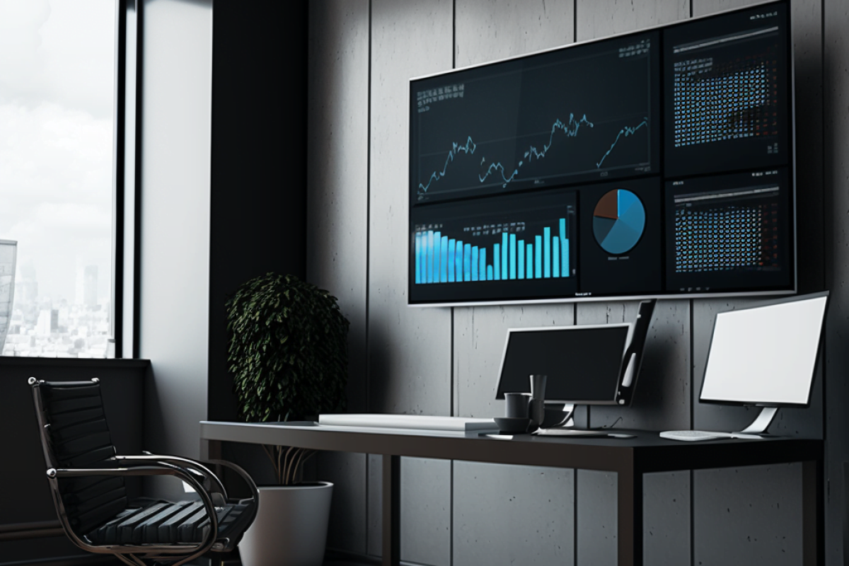 TV_monitor_with_graphs_on_the_wall_in_a_corporate